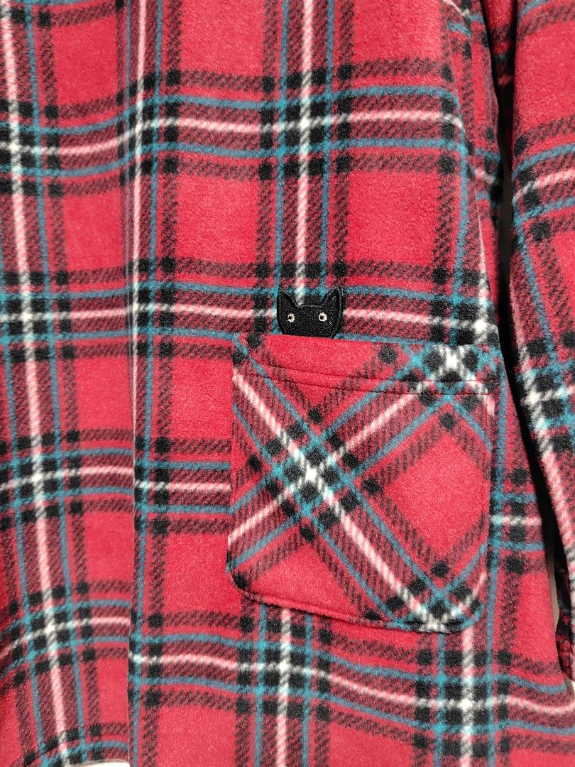 マタノアツコ】未使用 M フリースパジャマ チェック柄 レッド系 - メルカリ