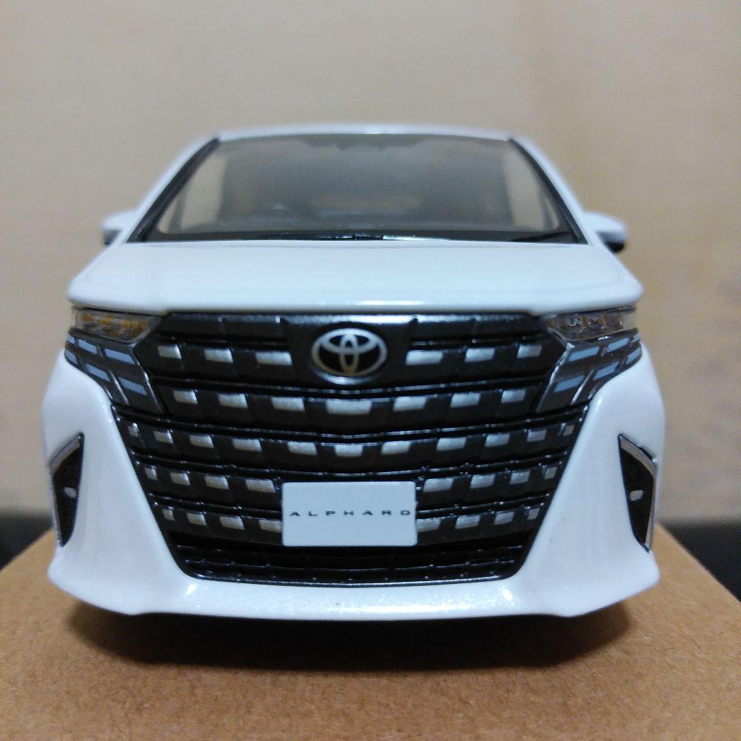 新型アルファード ミニカー 【プラチナ ホワイトパールマイカ】 【新品
