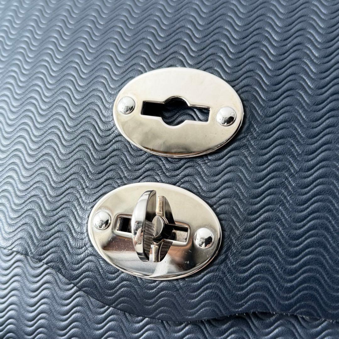 美品】ザネラート POSTINA L カミシミアブランディーン 紺色 - メルカリ