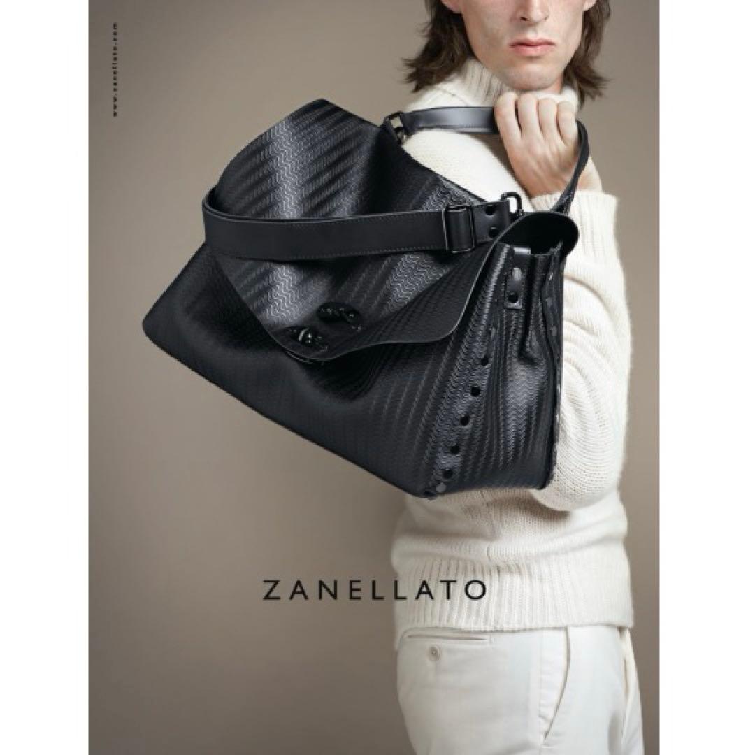 美品】ザネラート POSTINA L カミシミアブランディーン 紺色 - メルカリ