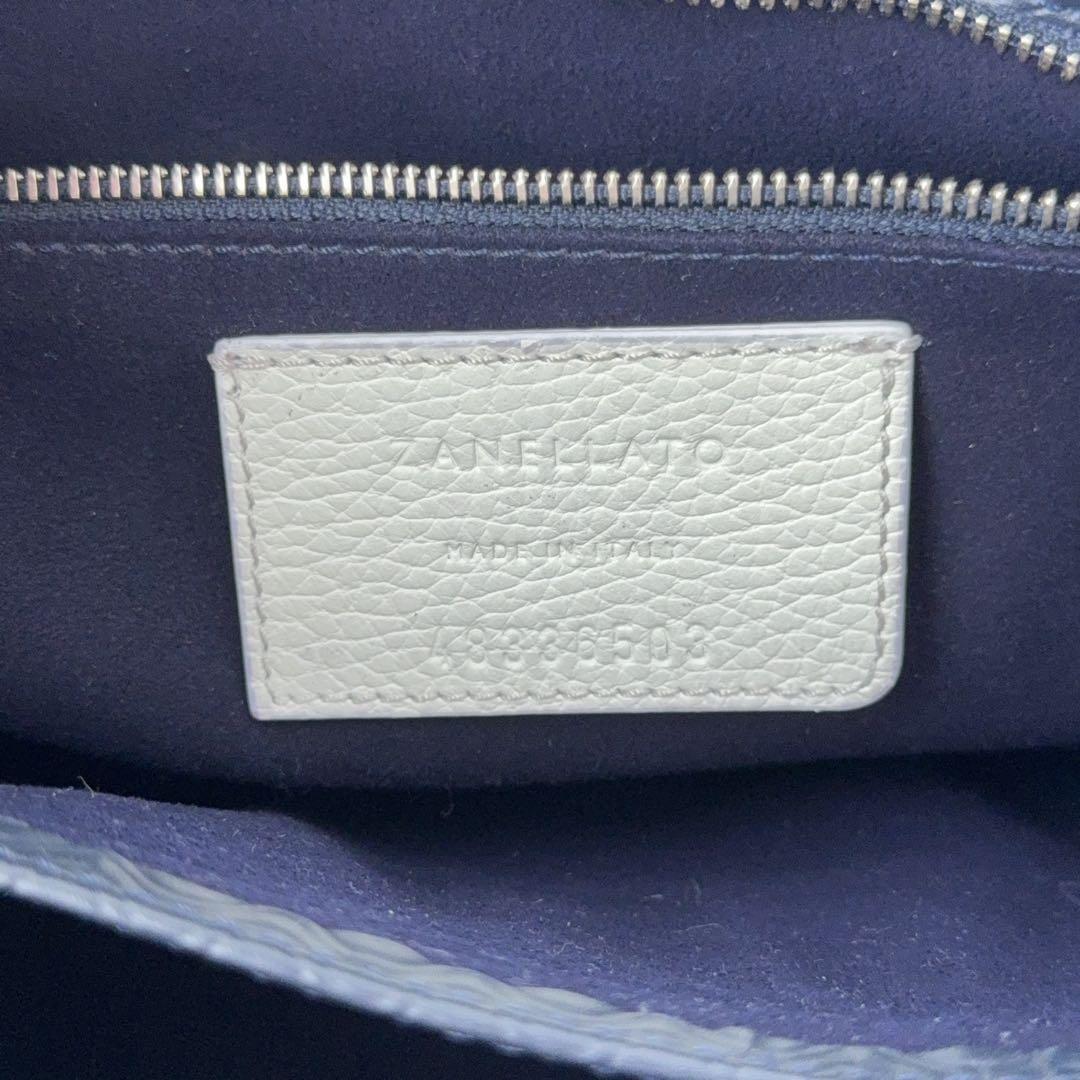 美品】ザネラート POSTINA L カミシミアブランディーン 紺色 - メルカリ