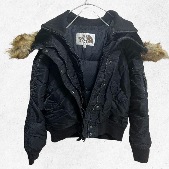 韓国古着】ノースフェイス ダウンジャケット M - メルカリ