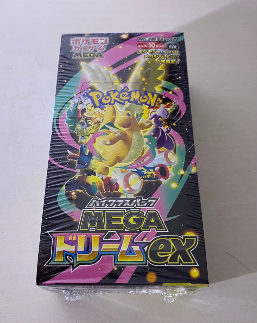 ポケモンカードゲーム MEGAドリームex シュリンク付き 1box