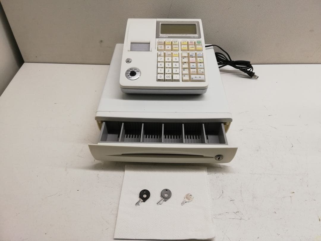 【完動品】CASIO カシオ レジスター NL-300 ホワイト