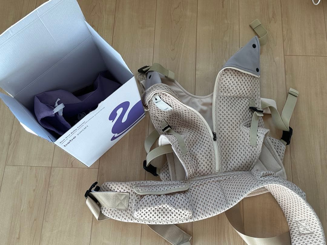 88ベージュ メッシュ 抱っこひも