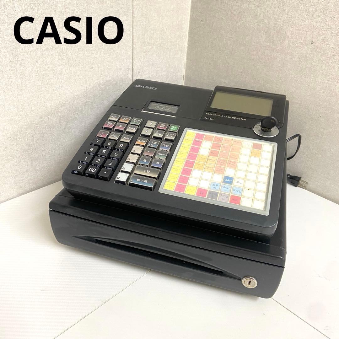 CASIO カシオ⭐️電子レジスターTK-400 【3554】
