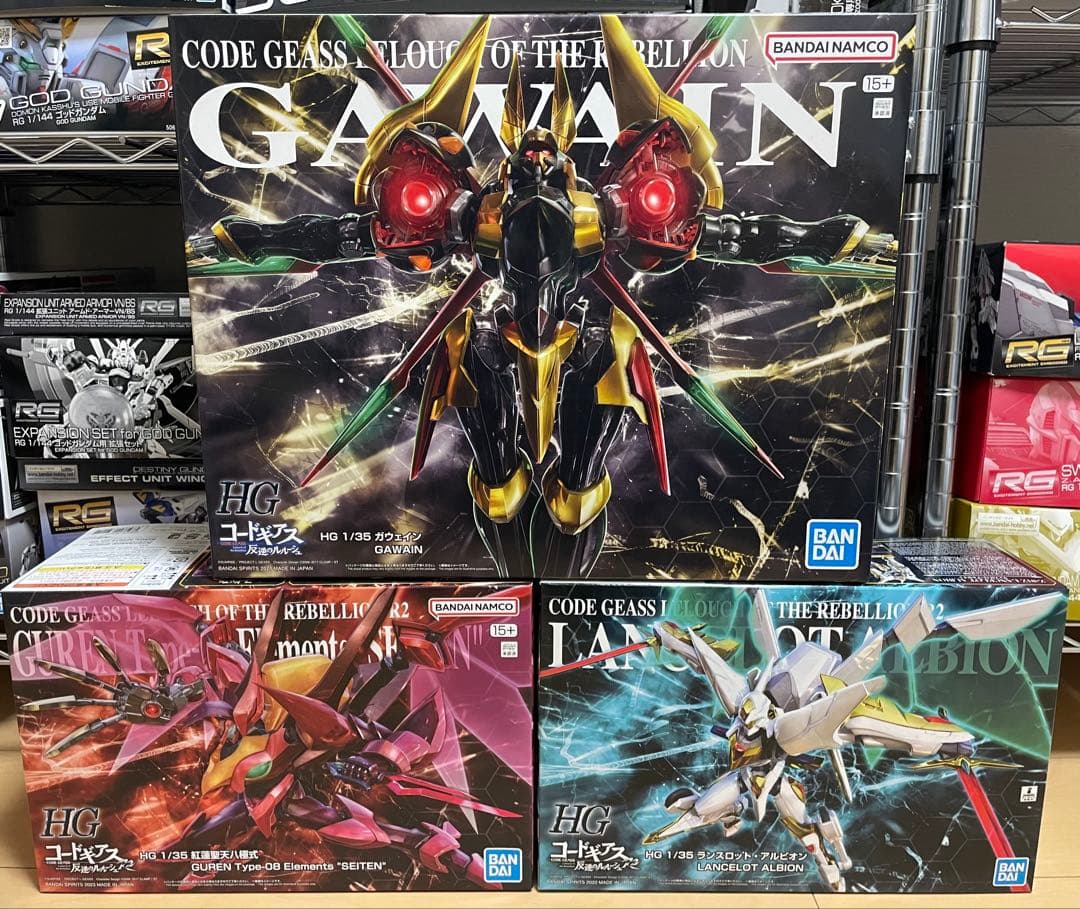 新品未開封　コードギアスプラモデルセット 2026年最新】コードギアスプラモデルの人気アイテム - メルカリ