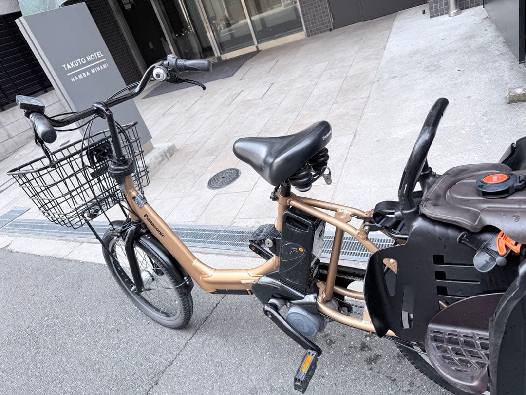 大阪府 子供乗せ パナソニック 電動アシスト自転車 チャイルドシート