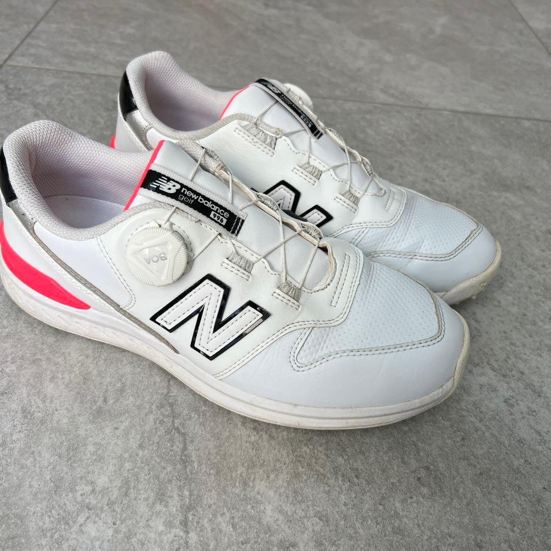 【極美品】New Balance 996 ゴルフシューズ 25cm ピンク