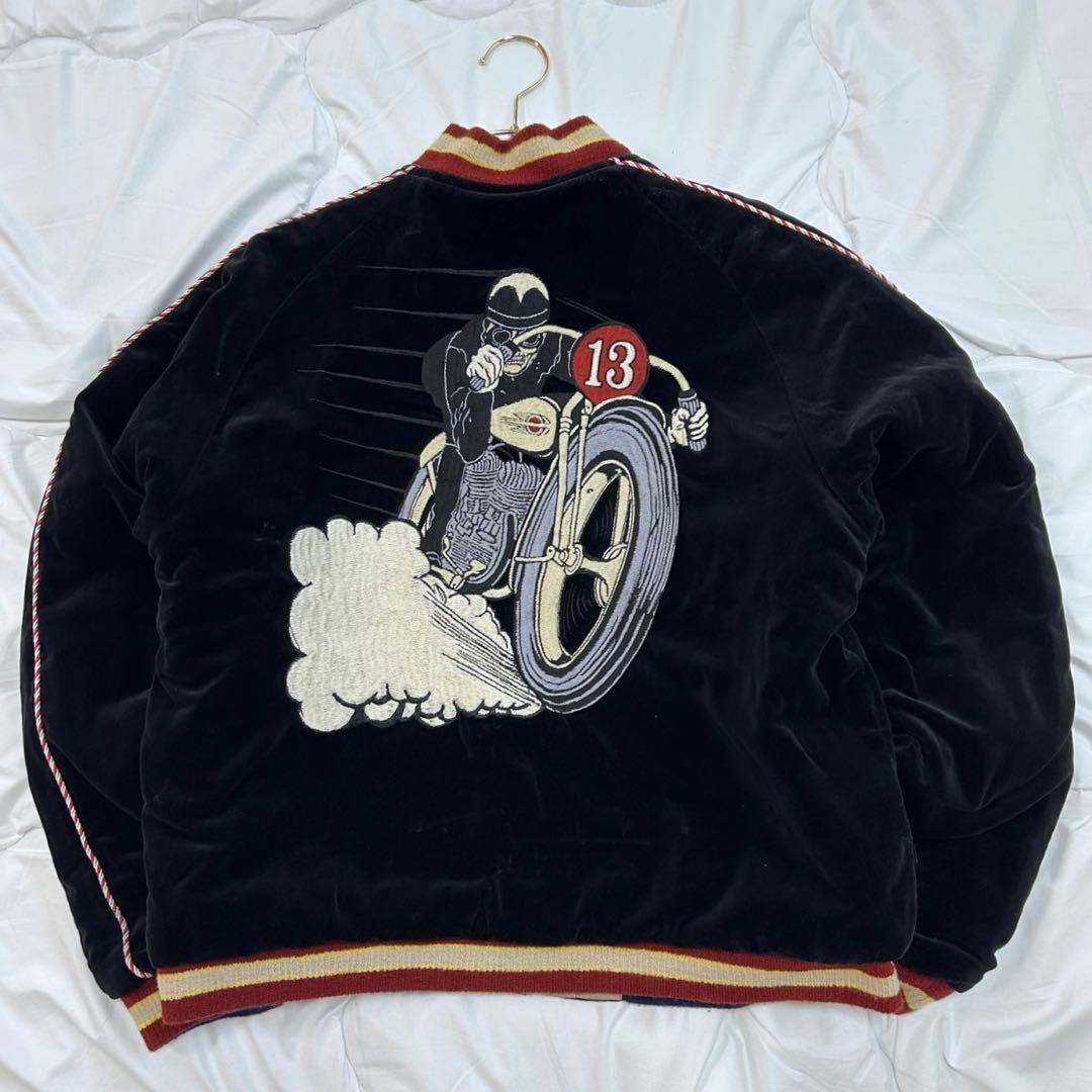 超希少 100着限定 Lightning 200号記念 港商 別珍 スカジャン