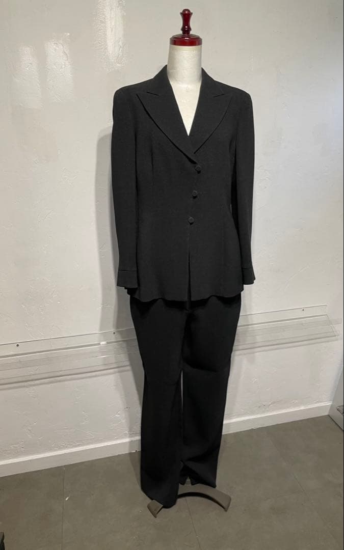 2001年製 ジョルジオアルマーニ 黒ラベル セットアップ スーツ 42