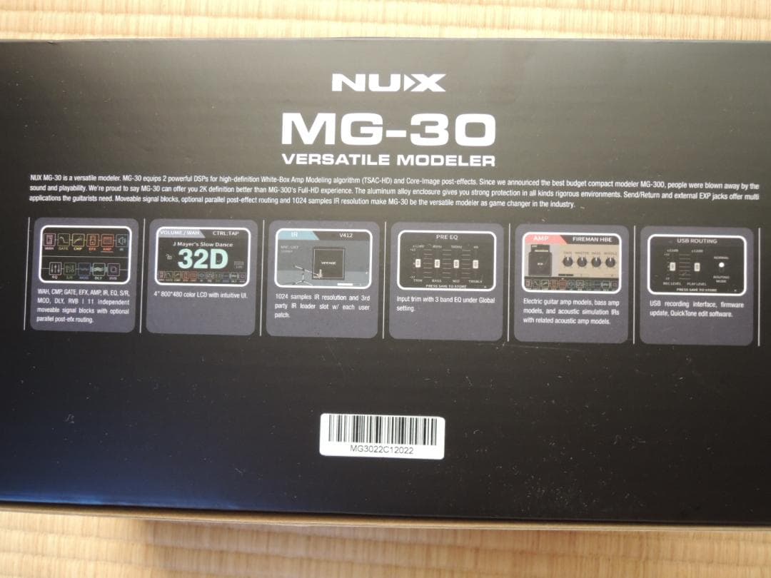 ★新同美品♪　NUX MG-30★元箱・おまけつき♪