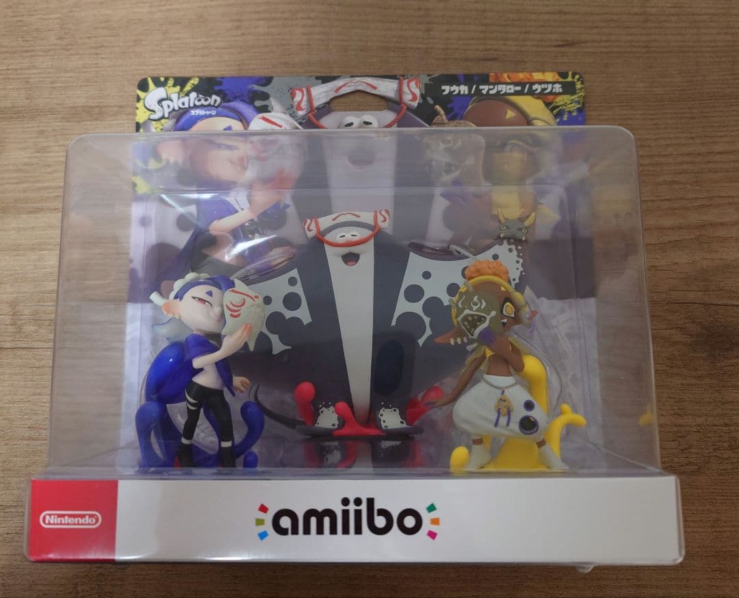 amiibo　すりみ連合セット　フウカ　マンタロー　ウツホ　あつ森 amiibo すりみ連合セット[フウカ／ウツホ／マンタロー]（スプラ