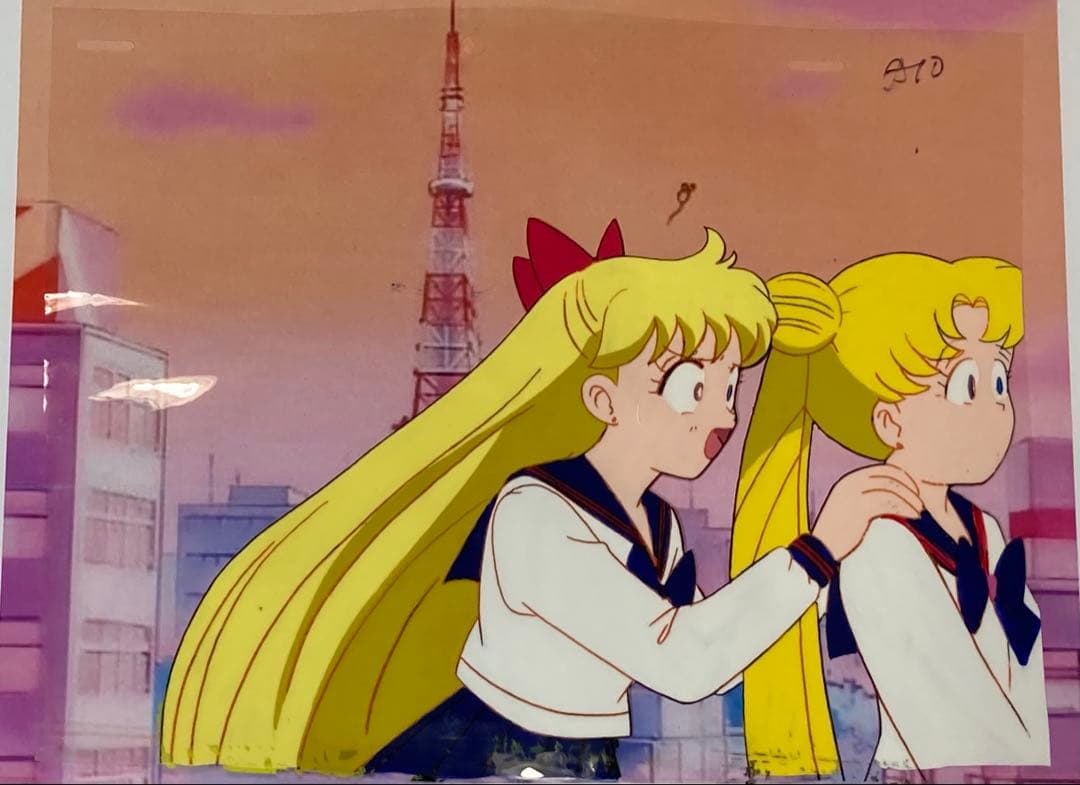 P*L様 w101 美少女戦士セーラームーンセル画【うさぎと美奈子】背景