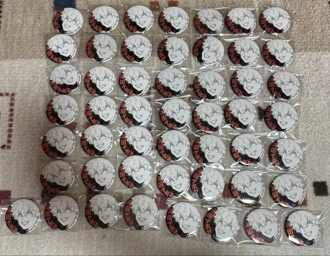 東リべ 東京リベンジャーズ 最後の世界線 グリッター缶バッジ 河田