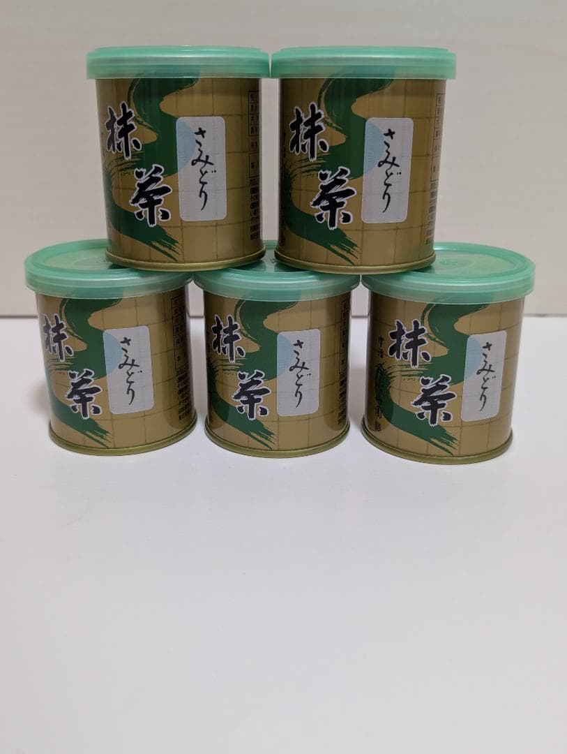 ★新品未開封★　抹茶　山政小山園【さみどり】30g×５缶 さみどり 30g缶入り | 茶処 金子園
