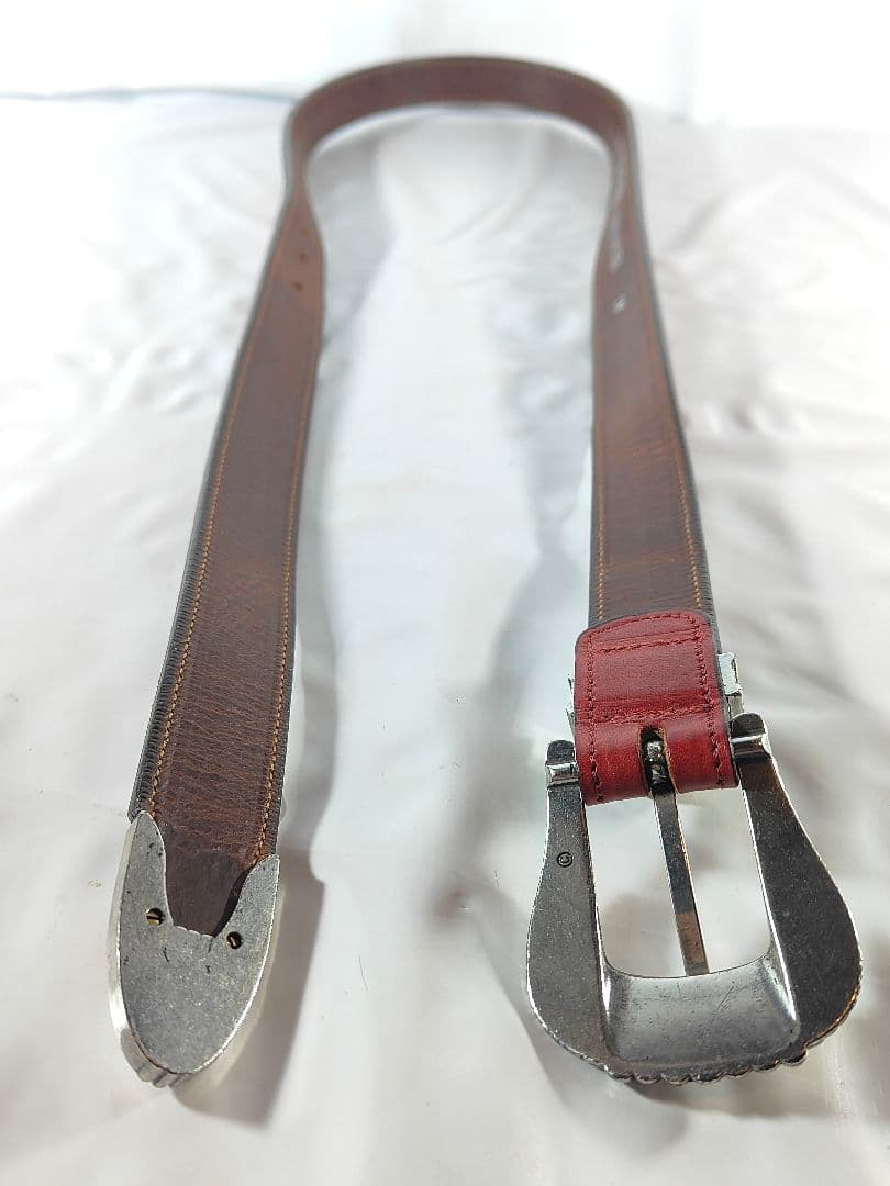 極美品】monitaly USA製正規品 高級ウエスタンベルト ホーウィン社製