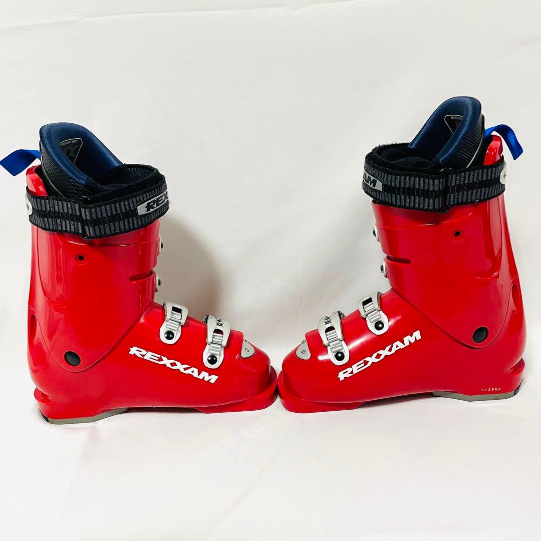 【美品】 REXXAM レクザム F97 スキーブーツ 24.0cm 赤
