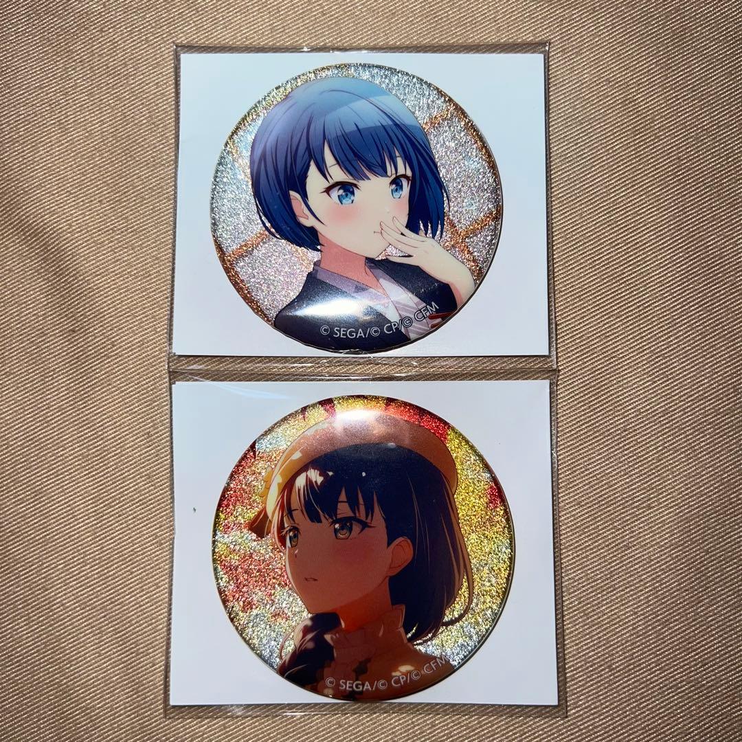 プロセカ 桐谷遥 はぐ グリッター缶バッジ - メルカリ