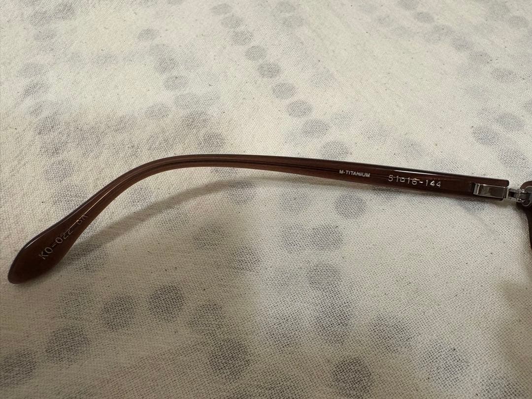金子眼鏡店 KANEKO OPTICAL 5T6-144 ブラウン - メルカリ