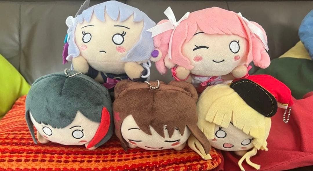 バンドリ寝そべりぬいぐるみ 5体セット