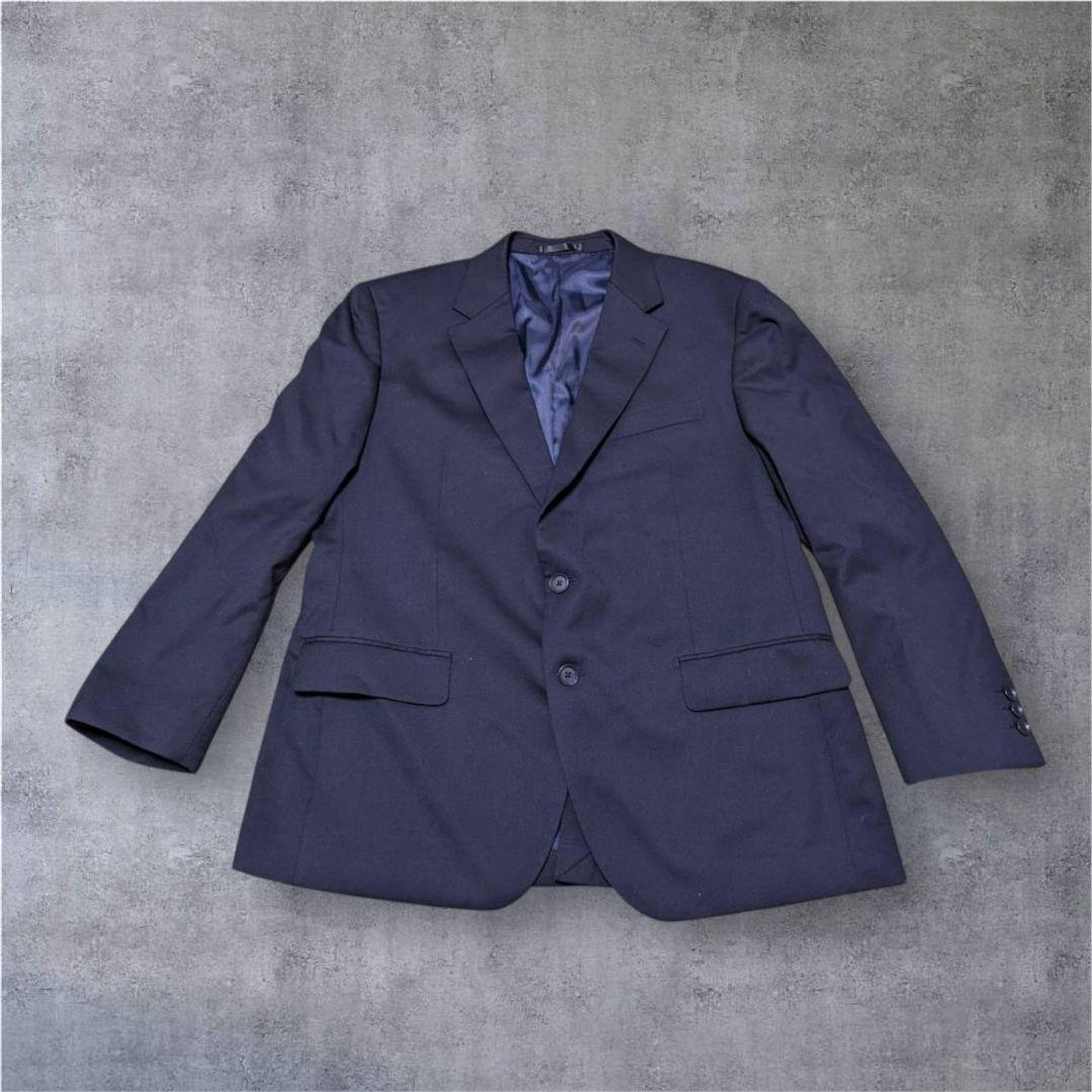 LES MUES レミュー ネイビー 洗える BB4 スーツセットアップ 背抜き