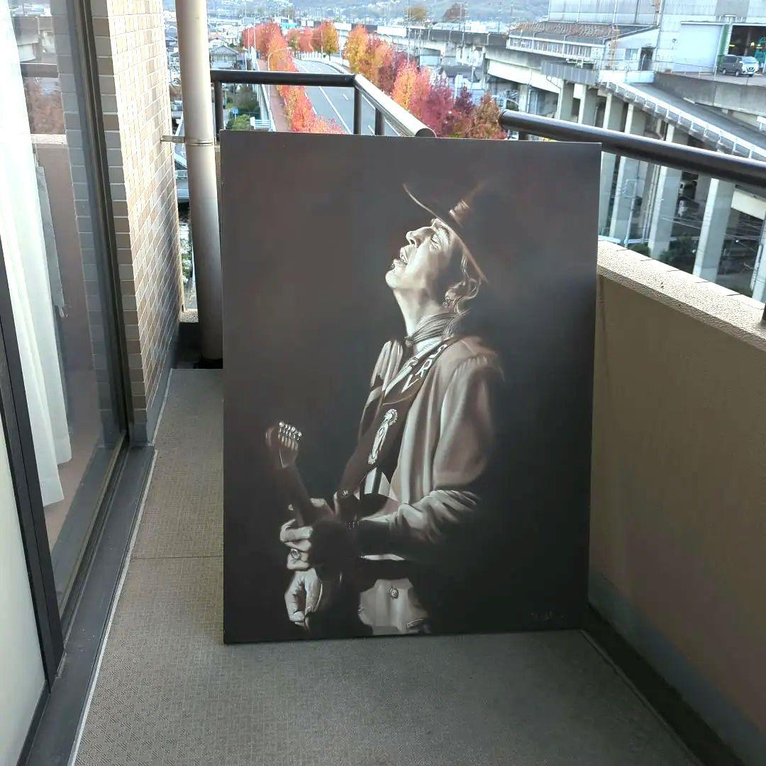 スティーヴィー・レイ・ヴォーン Stevie Ray Vaughan 絵画