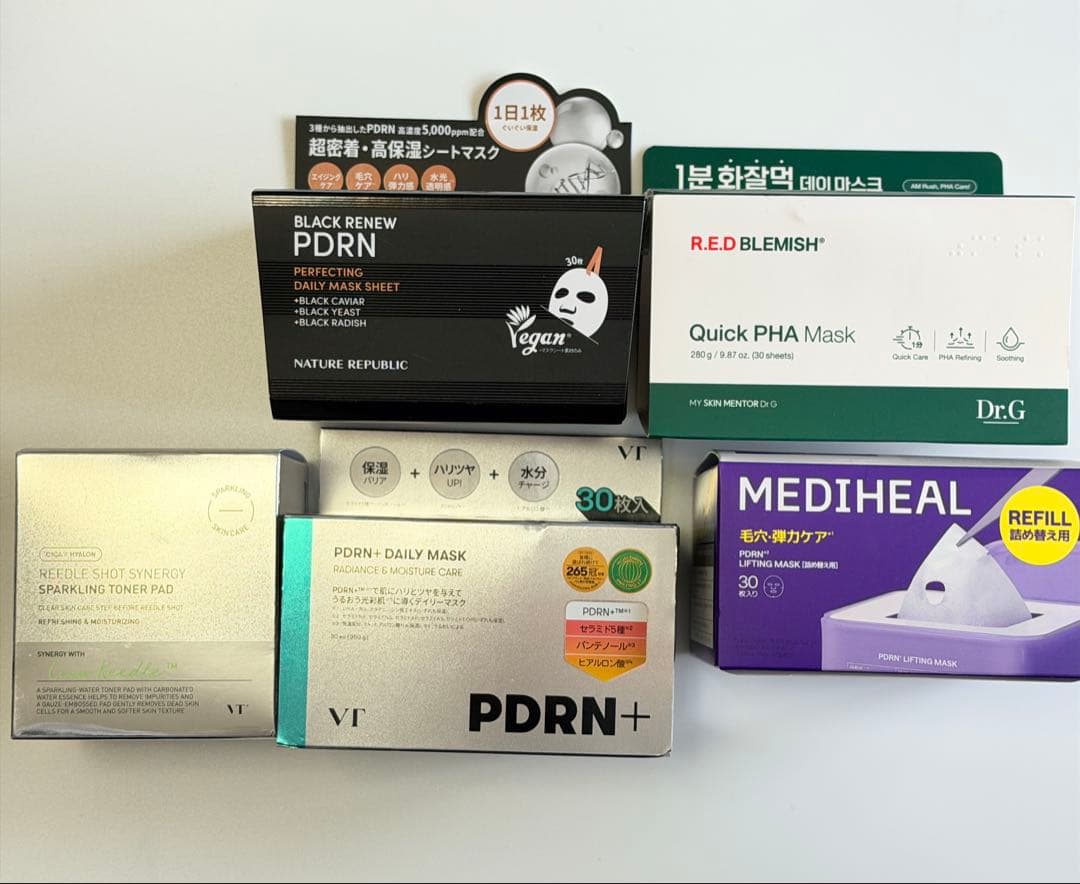 【新品】VT,ネイチャーリパブリック,ドクタージー フェイスマスク,メディヒール