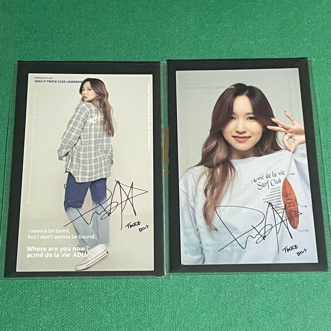 TWICE ADLV トレカ　2種セット　ミナ