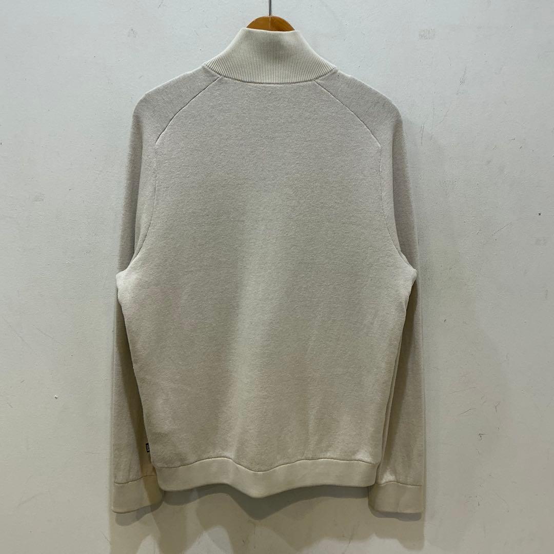 HUGO BOSS ミックスマテリアルジップアップジャケット - メルカリ