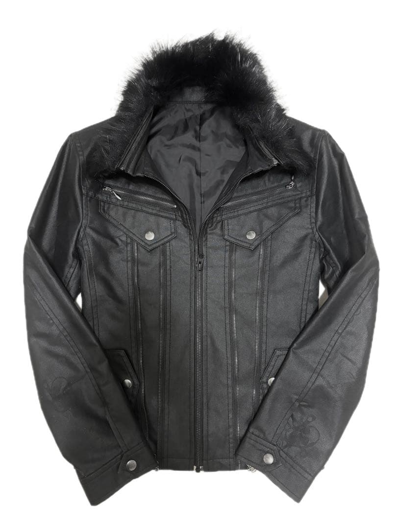 ジャケット・アウター 00s coating fur jacket semantic design 2000's Semantic Design Fur Trim Waxed Jacket - www.faspendezza.net