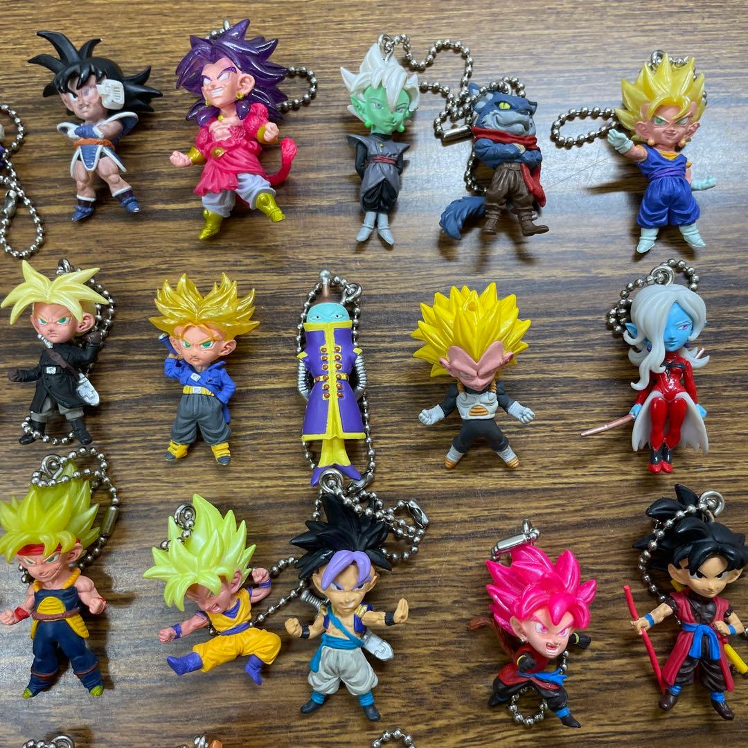 ドラゴンボール UDM ガチャ フィギュア キーホルダー マスコット 34個