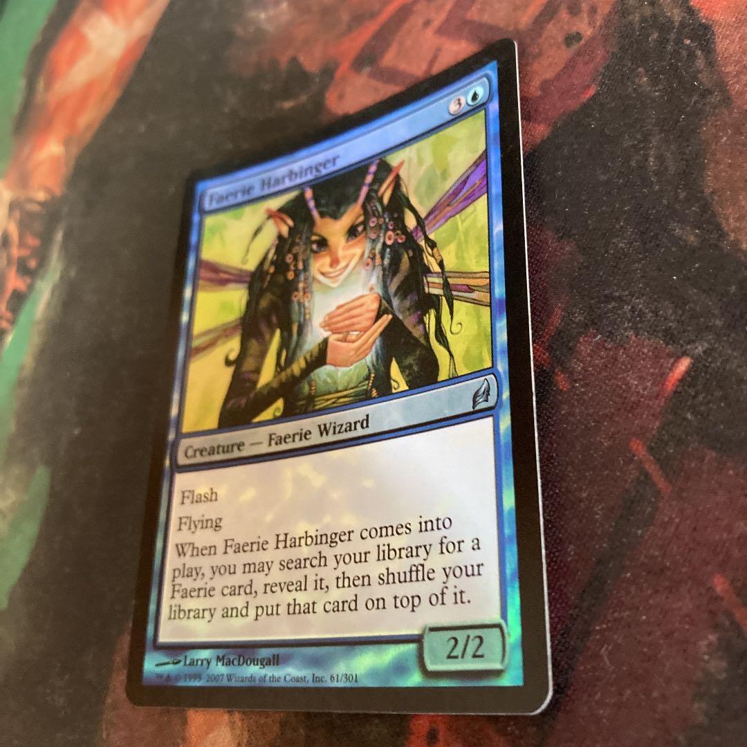 MTG 英語版foil 妖精の先触れ/Faerie Harbinger - メルカリ