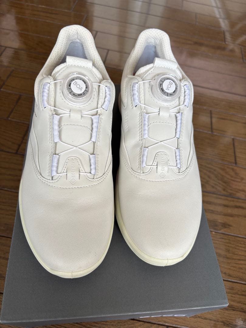 ECCO ゴルフシューズ 39 ホワイト