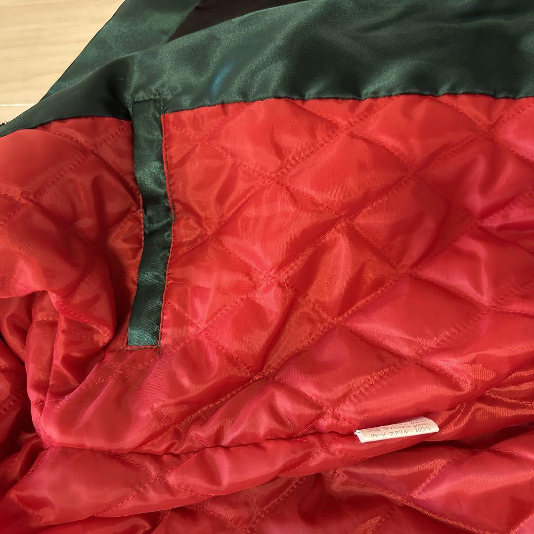 Hoshihime スカジャン 緑×黒 松井玲奈 S 龍 富士山 刺繍 サテン - メルカリ