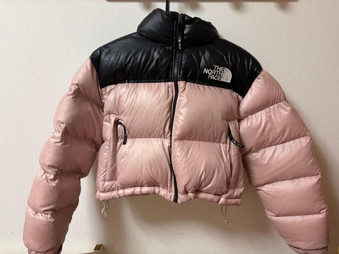 ほのThe North Face ショートヌプシ ピンクブラック韓国限定 中古・古着通販】THE NORTH FACE (ザ ノース フェイス) ショートヌプシ