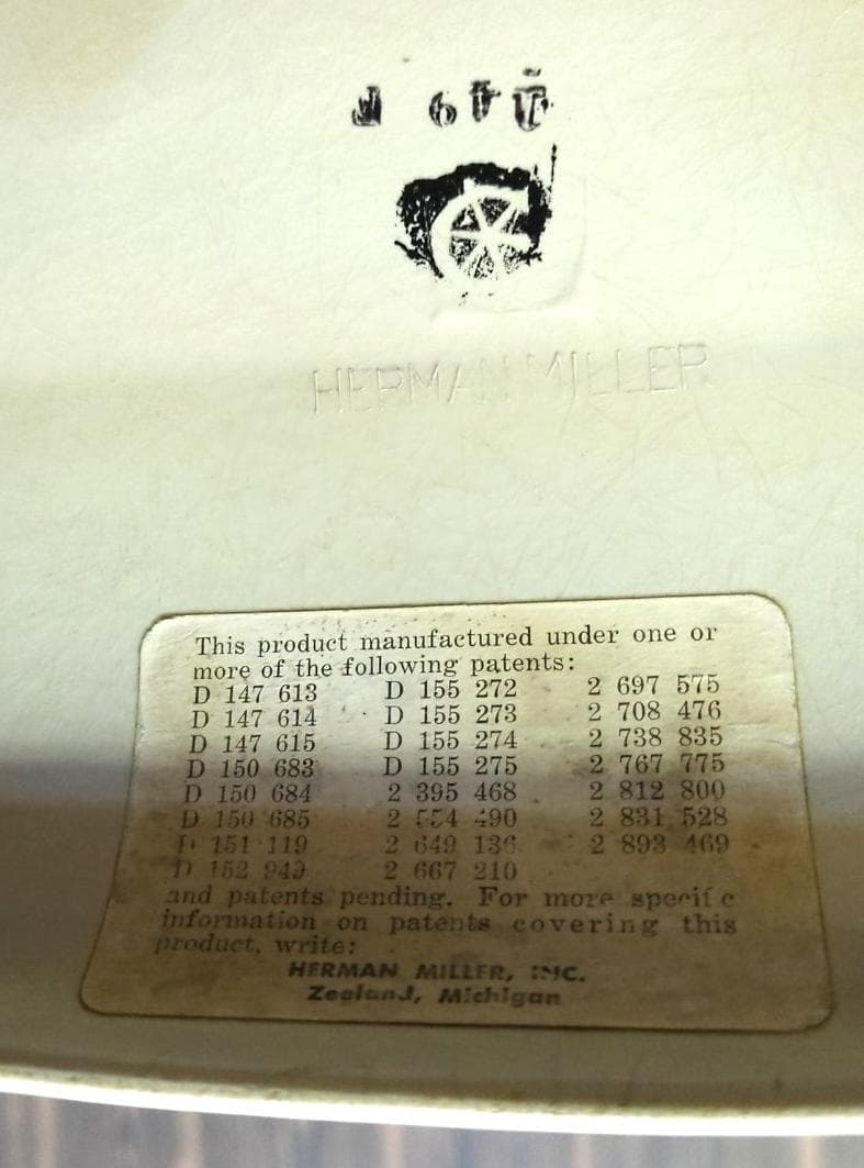 即購入可〉ハーマンミラー イームズ チェア ホワイト 現状渡し - メルカリ