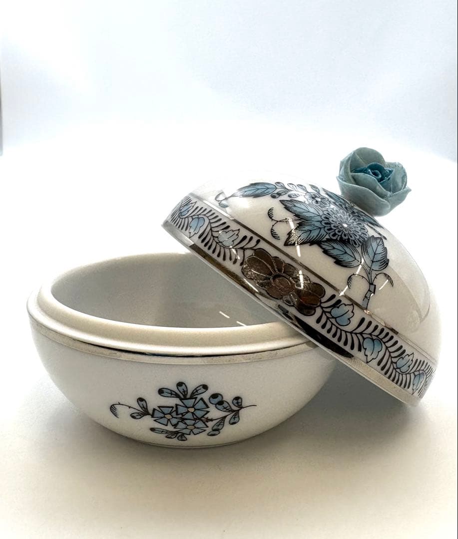 未使用保管品 HEREND ヘレンド アポニーターコイズプラチナ ボンボ