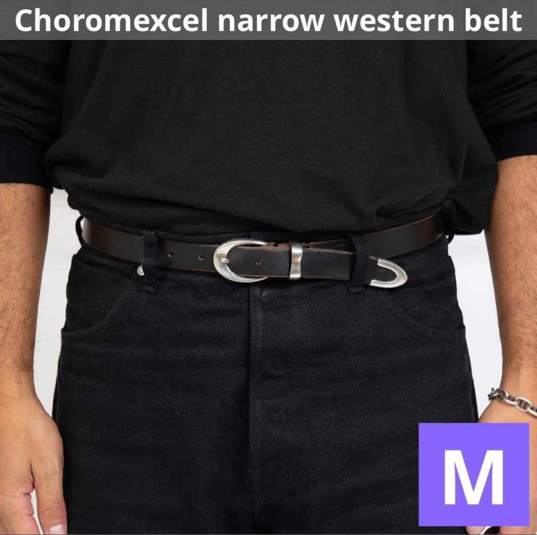 小物 choromexcel narrow western belt /M/OVY