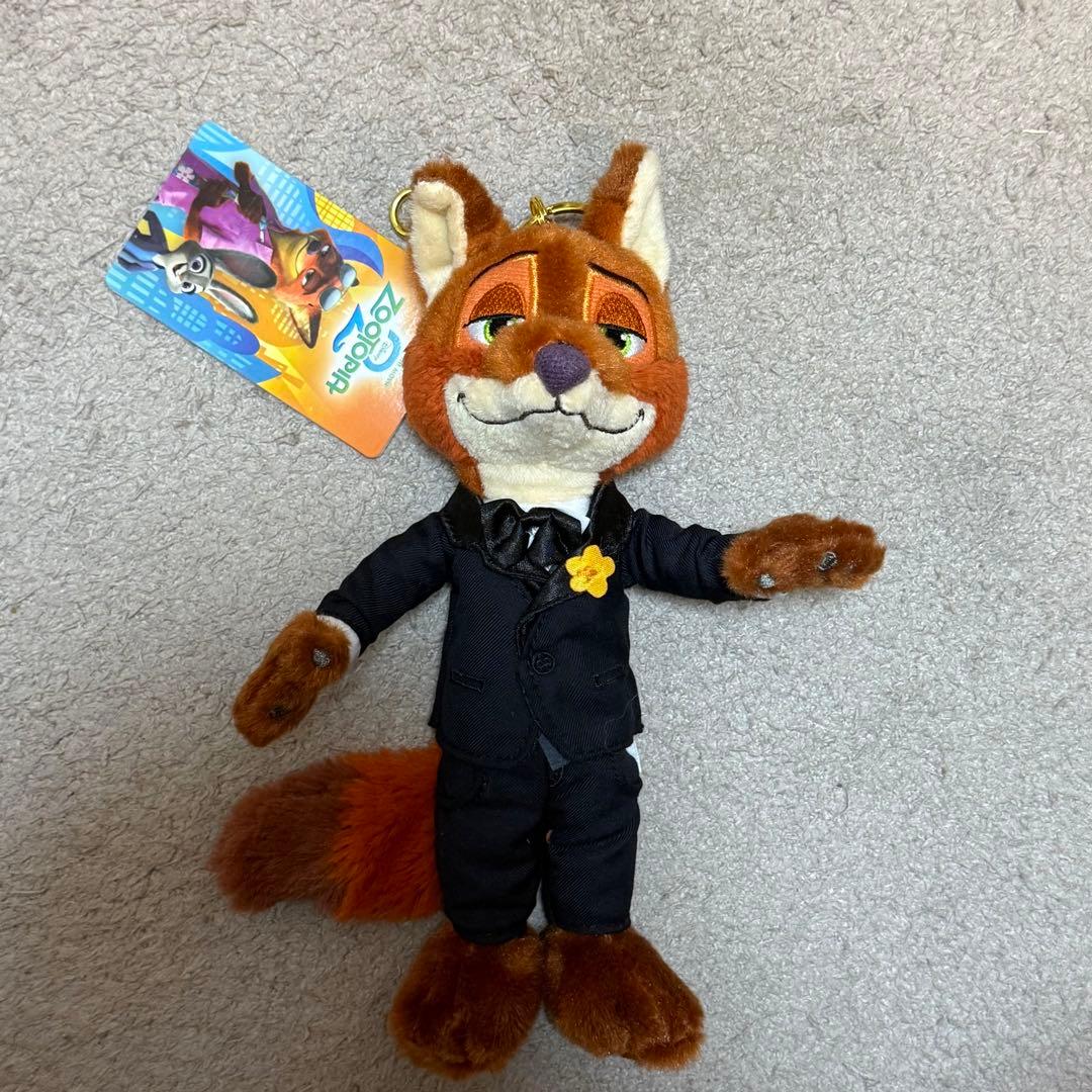 ニック・ワイルド ぬいぐるみキーホルダー・キーチェーン フォーマル