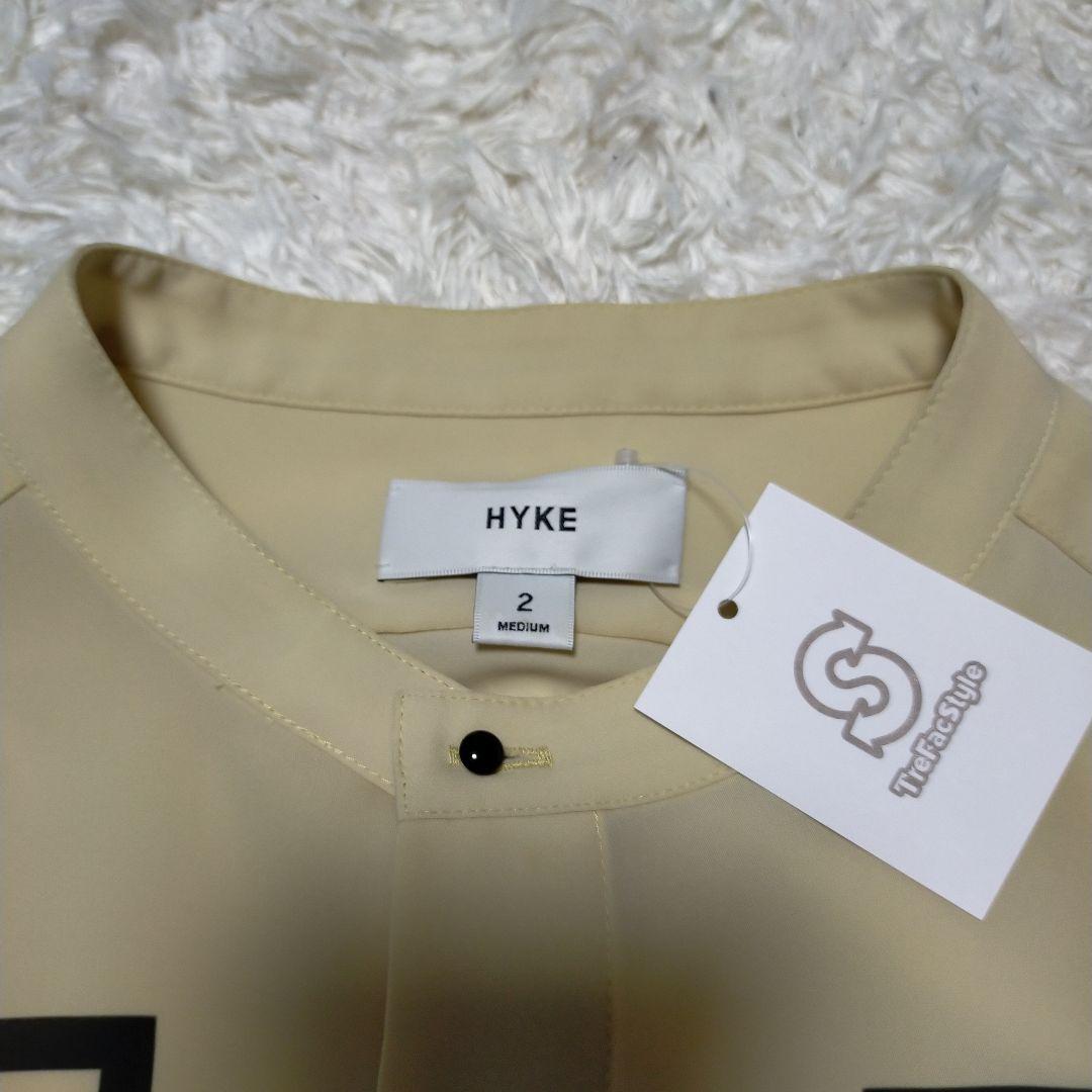 HYKE ハイク PRINTED BLOUSE プリンテッドブラウス アイボリー