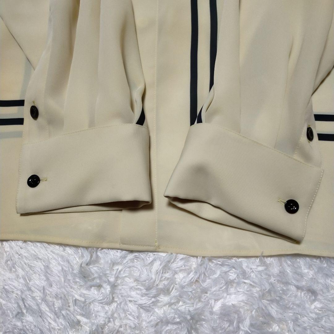 HYKE ハイク PRINTED BLOUSE プリンテッドブラウス アイボリー