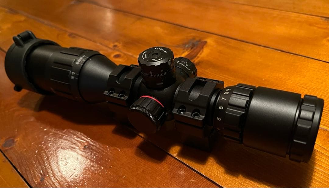 東京マルイ イルミネーテッドショートズームスコープ マウントリングセット