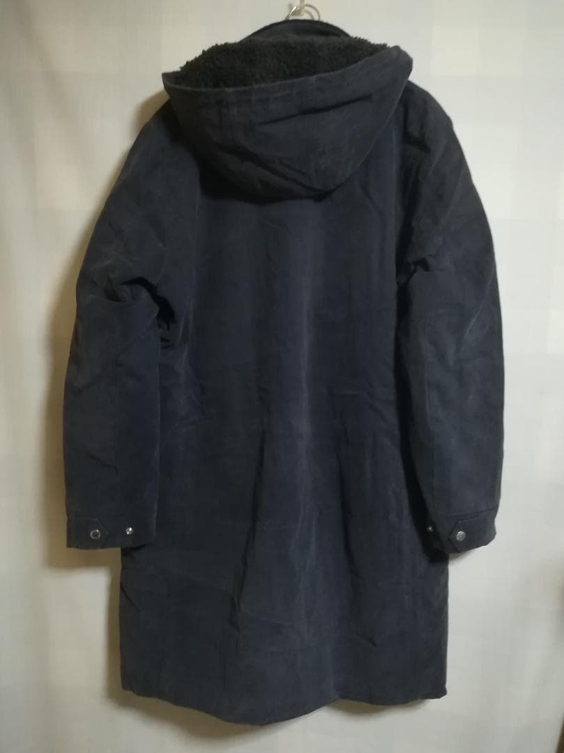 umit benan フーディーパーカコート ボア ネイビー サイズ36
