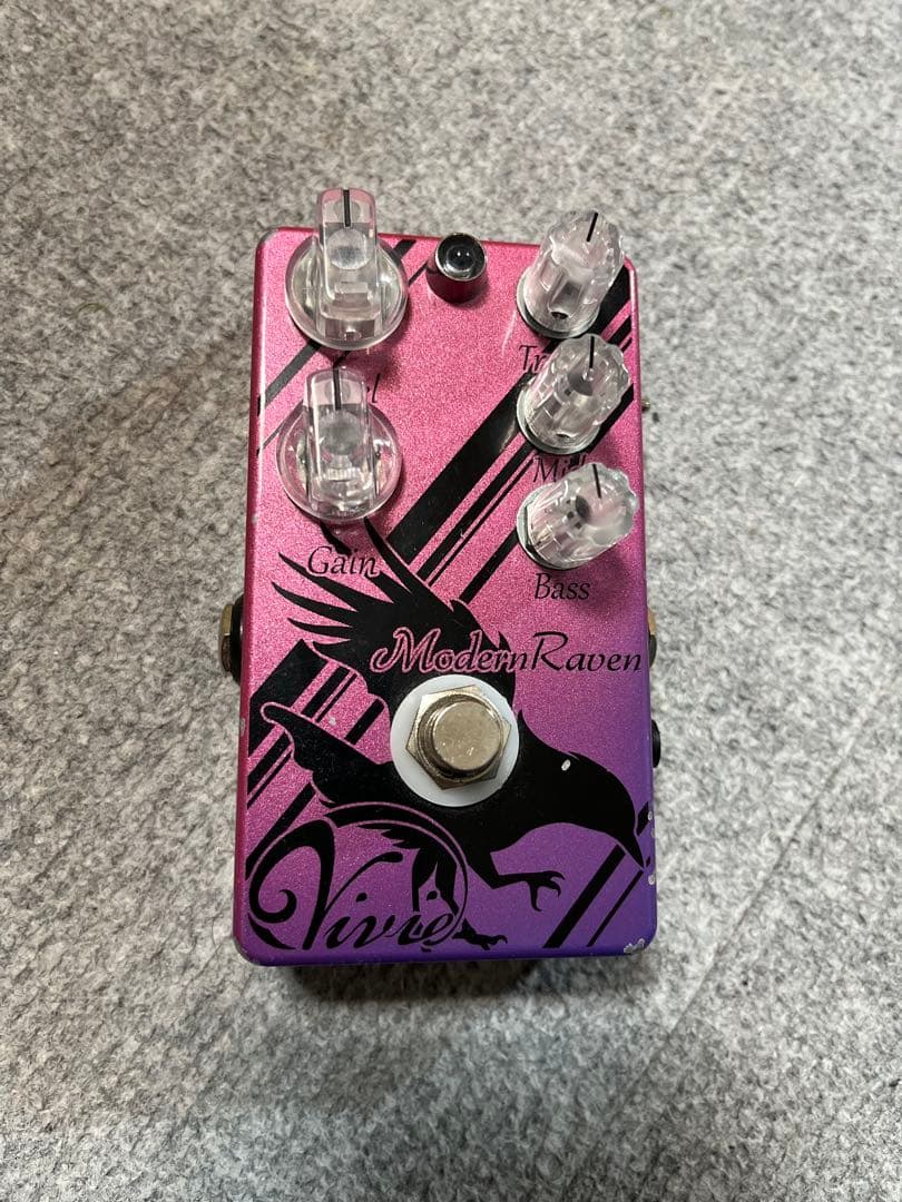【廃盤品】 Vivie ModernRaven エフェクター ディストーション レビュー】Vivie Modern Raven オールラウンドに使える