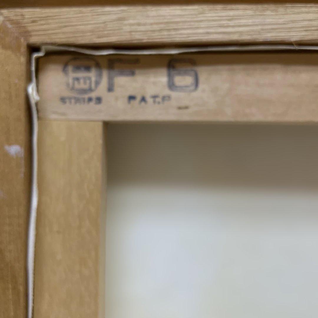 RE7306油彩画 花瓶の花 M. Manuel F6 - メルカリ