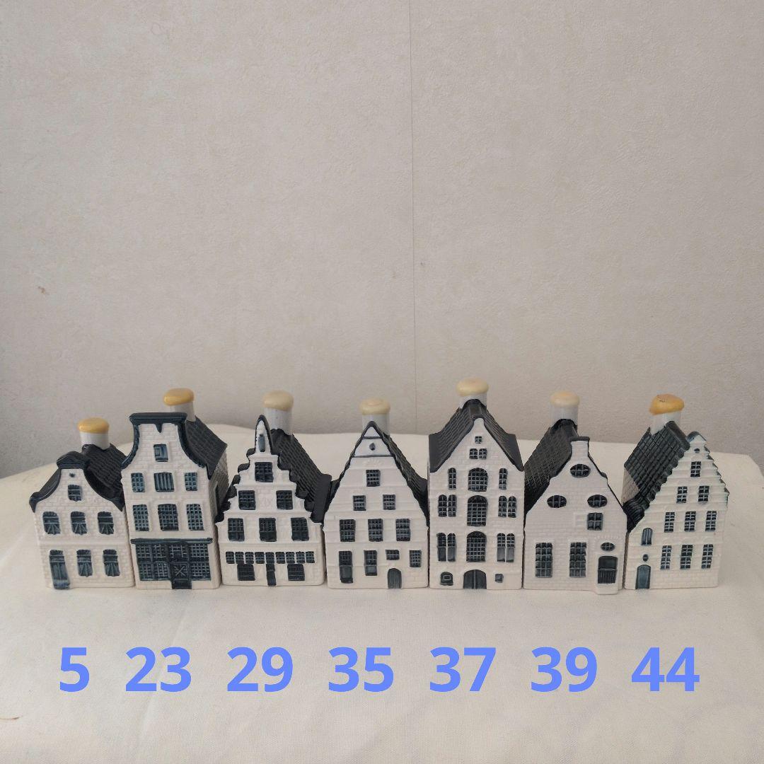 オランダ航空 ミニチュアブルーハウス（5 23 29 35 37 39 44） KLMオランダ航空、2025年・106番目の「ミニチュア デルフトブルー