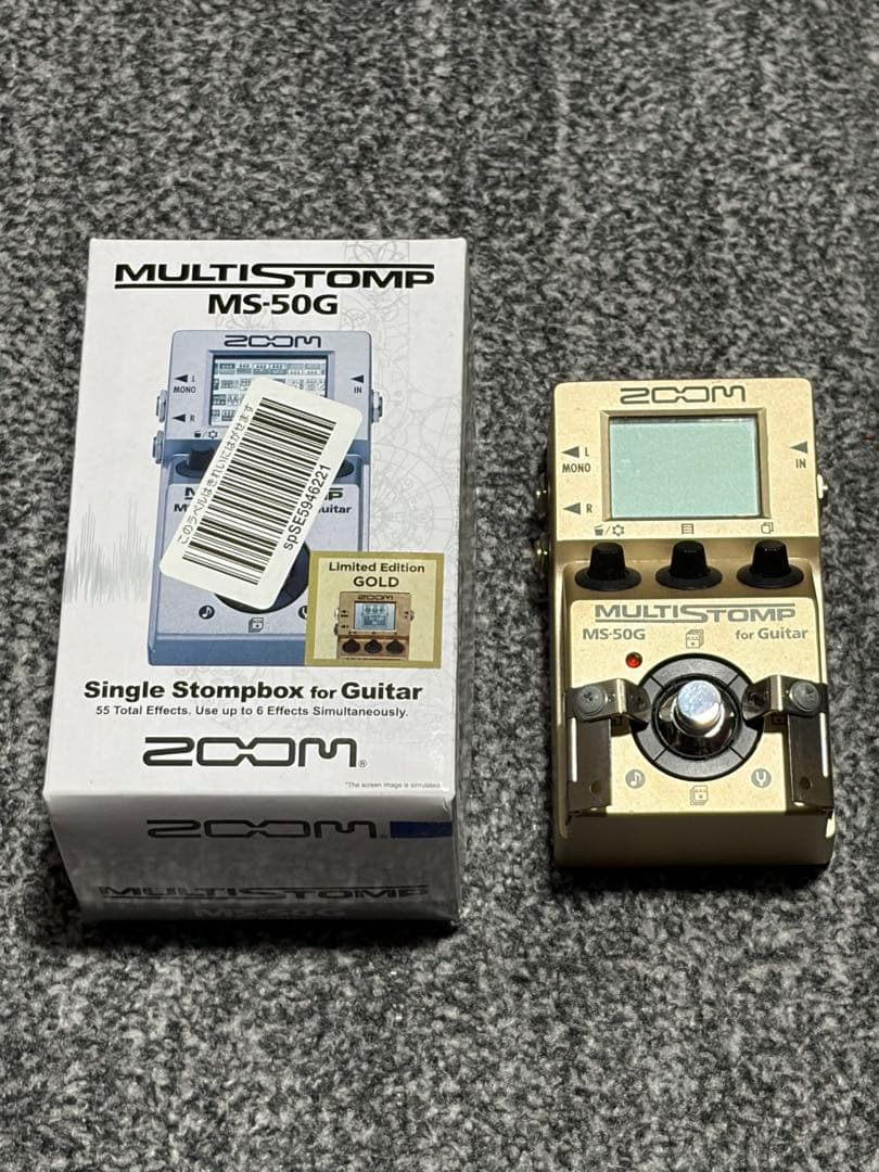 ZOOM MS-50G ゴールド マルチエフェクター Amazon.co.jp: ZOOM/MS-50G-I MultiStomp Guitar Pedal Gold Limited
