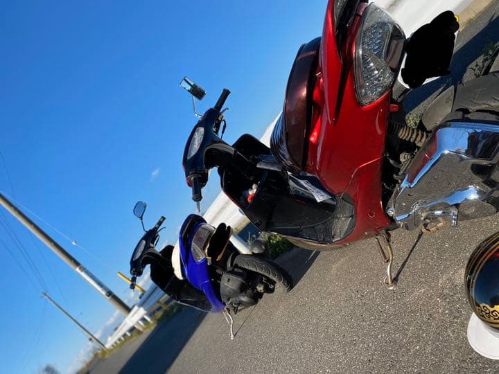 ライブディオzx 赤 ストア