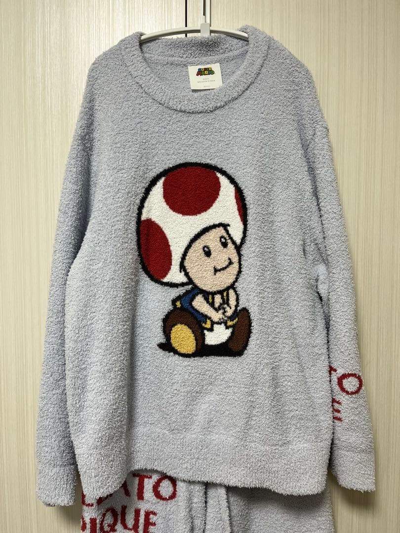 ジェラートピケ マリオ ジャガードプルオーバー＆ロングパンツセット